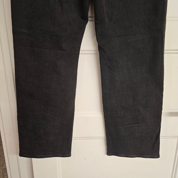 Women's Madewell "Curvy 90s Straight" Black Denim Jeans | Size 29 - Picture 6 of 9